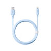 Интерфейсный кабель Baseus Silky USB to iP 2.4A 1m Galaxy Blue (P10377702313-00)